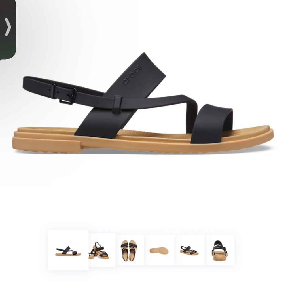 NWT CROCS TULUM TOE POST SANDAL